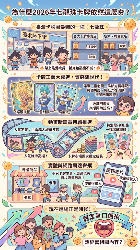 為什麼2026年七龍珠卡牌依然這麼夯？